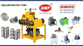 Manual Hydraulic and Motorized Three Roller Pipe Bending Machine HMP  Rajkot Gujarat INDIA [upl. by Peder]