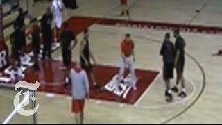 Shocking Viral Video Helps Oust Mike Rice Rutgers Basketball Coach  The New York Times [upl. by Nalyorf647]