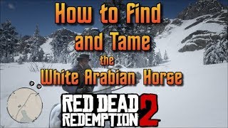 RDR2  How to Find and Tame the White Arabian Horse [upl. by Granny]