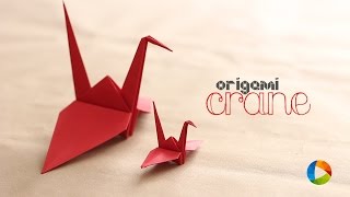 How to Make  Origami Crane [upl. by Eimmij237]