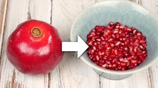 The BEST Way To Open amp Eat A Pomegranate [upl. by Enaffit]