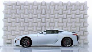 2010 Lexus LFA Exhaust Note breaks Champagne glass [upl. by Zilber656]