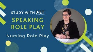 OET Speaking Role Play  Nursing FULL SUBTEST [upl. by Bettina]