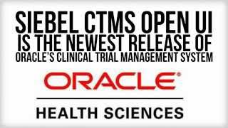 Oracle Siebel CTMS Open UI Overview [upl. by Sammy]