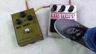 Big Muff shootout  NYC vs Green Russian  Sovtek  ElectroHarmonix [upl. by Ellesirg]