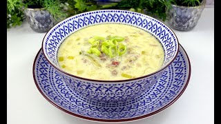 KäseLauchSuppe mit Hackfleisch [upl. by Croteau414]