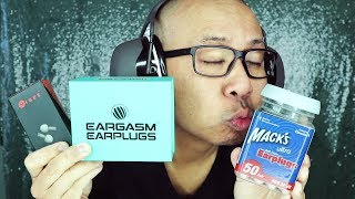 Best Noise Reducing Earplugs  Vibes Eargasm 3M Peltor and Macks Review [upl. by Dlonyar]