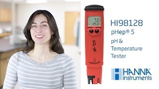 Hanna Lab  How to Set Up and Calibrate the Hanna Instruments HI98128 pHep® 5 [upl. by Beltran805]