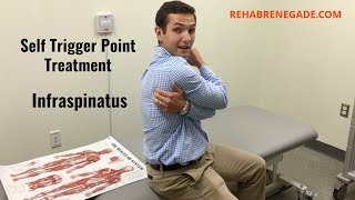 Infraspinatus Trigger Point Treatment Rotator Cuff [upl. by Canice837]