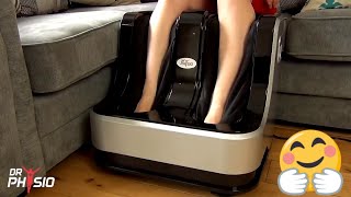 Dr Physio Foot Leg and Calf Shiatsu Massager Machine 1008 with Vibration How to use and Review [upl. by Moody]