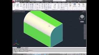 AutoCAD Tutorial How to Create 3D FILLET [upl. by Laurice]