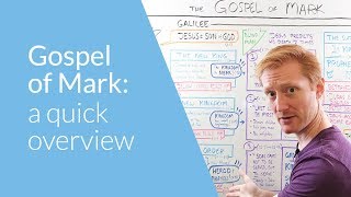 Gospel of Mark a Quick Overview  Whiteboard Bible Study [upl. by Hazen275]