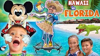 HAWAII in FLORIDA Disneys Polynesian Resort Hotel FUNnel Family Learns to Hula vlog [upl. by Tegdirb203]