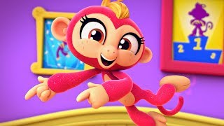 Fingerlings Tales  Bella The Monkey Jumps Really High  Kids Cartoons [upl. by Garvy743]