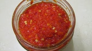 Basic home grown Chilli paste [upl. by Nerak]