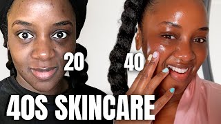 Black Skincare Over 40 EVERYTHING You Need Beginner thru Advanced [upl. by Ahsias128]