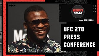 UFC 270 Press Conference  ESPN MMA [upl. by Islehc]