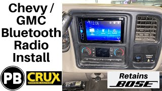 1995  2006 Chevy  GMC Stereo Install [upl. by Romilly]