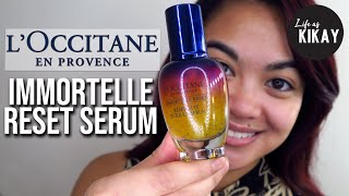 LOccitane Immortelle Reset Serum Review [upl. by Virgie310]