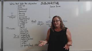 Subjunctive Verbs [upl. by Godderd]