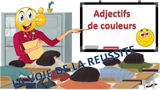 Leçon 30 Accord des adjectifs de couleurs  Apprendre le français [upl. by Ahsi97]