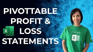 Easy Excel PivotTable Profit amp Loss Statements [upl. by Kacie]