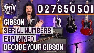 Gibson Serial Numbers Explained  How To Decode A Gibson Serial Number With Examples [upl. by Bain]