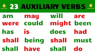 23 Auxiliary Verbs in English [upl. by Ennayoj]