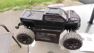 Arrma Big Rock 3s Punch Settings Arrma ESC [upl. by Rothstein908]