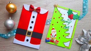 5 HERMOSAS TARJETAS DE NAVIDAD PARA DAR DE REGALO  FELICITACION O INVITACIÓN [upl. by Aihsenyt712]