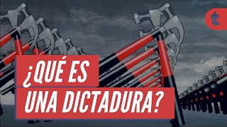 ¿Qué es una DICTADURA Resumen y Ejemplos [upl. by Euh746]