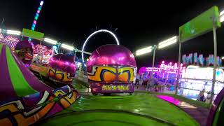 4K Tilt A Whirl Spinning Ride Florida State Fair Orlando 2019 [upl. by Diley]