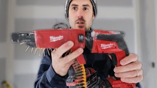 Milwaukee Drywall Screw Gun REVIEW [upl. by Adlin]