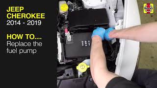 How to Replace the fuel pump on the Jeep Cherokee 2014 to 2019 [upl. by Ferrell]