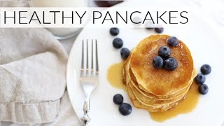 HEALTHY PANCAKES  gluten  grainfree pancakes [upl. by Nyrret]