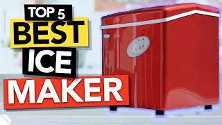 ✅ TOP 5 Best Ice Makers portable amp countertop [upl. by Enetsirk]