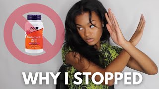 Pantothenic Acid for Acne 3 Month UPDATE  Why I Stopped Taking Pantothenic Acid [upl. by Odnuges]