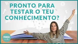 QUIZ Finanças com Ella  Testa o teu conhecimento sobre finanças pessoais [upl. by Martella]