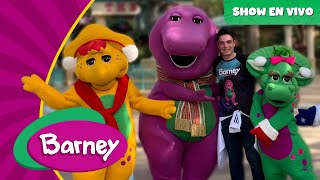 A Day in the Park with Barney  Full Holiday Show  Universal Studios Florida [upl. by Nnylrahc]