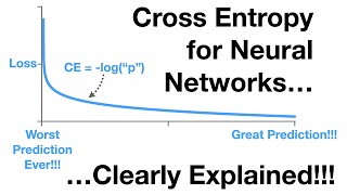 Neural Networks Part 6 Cross Entropy [upl. by Seta]