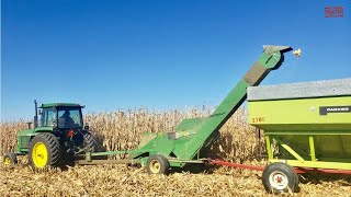 JOHN DEERE 300 Corn Husker Picking Corn [upl. by Clementia]