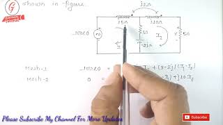 13 MUTUALLY COUPLED CIRCUIT NUMERICAL PROBLEM USING DOT CONVENTION  MESH ANALYSIS amp CRAMERS RULE [upl. by Lietman]