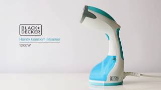 BLACKDECKER® Middle East  Handy Garment Steamer  HST1200 [upl. by Tsai847]