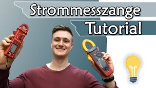 Strommesszange Tutorial Bedienung und Messungen  Geräte 3 [upl. by Akla]