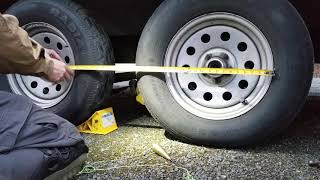 How To Align Your Trailer Axles with Lippert Correct Track [upl. by Yokum282]