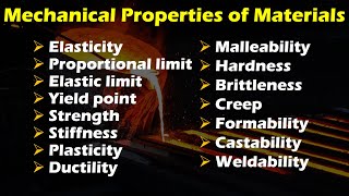 Mechanical Properties of Materials [upl. by Artek]