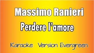 Massimo Ranieri  Perdere lamore versione Karaoke Academy Italia [upl. by Yliab483]