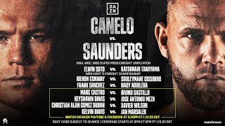 CANELO VS BILLY JOE SAUNDERS BEFORE THE BELL [upl. by Salguod]