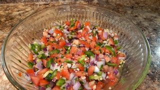 Authentic Pico De Gallo Recipe  Fresh Tomato Salsa Recipe  Salsa Mexicana [upl. by Otrebtuc]