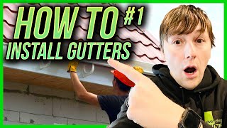 How to Install Gutters Part 1  DIY Professional Installation Instructions [upl. by Gustav]